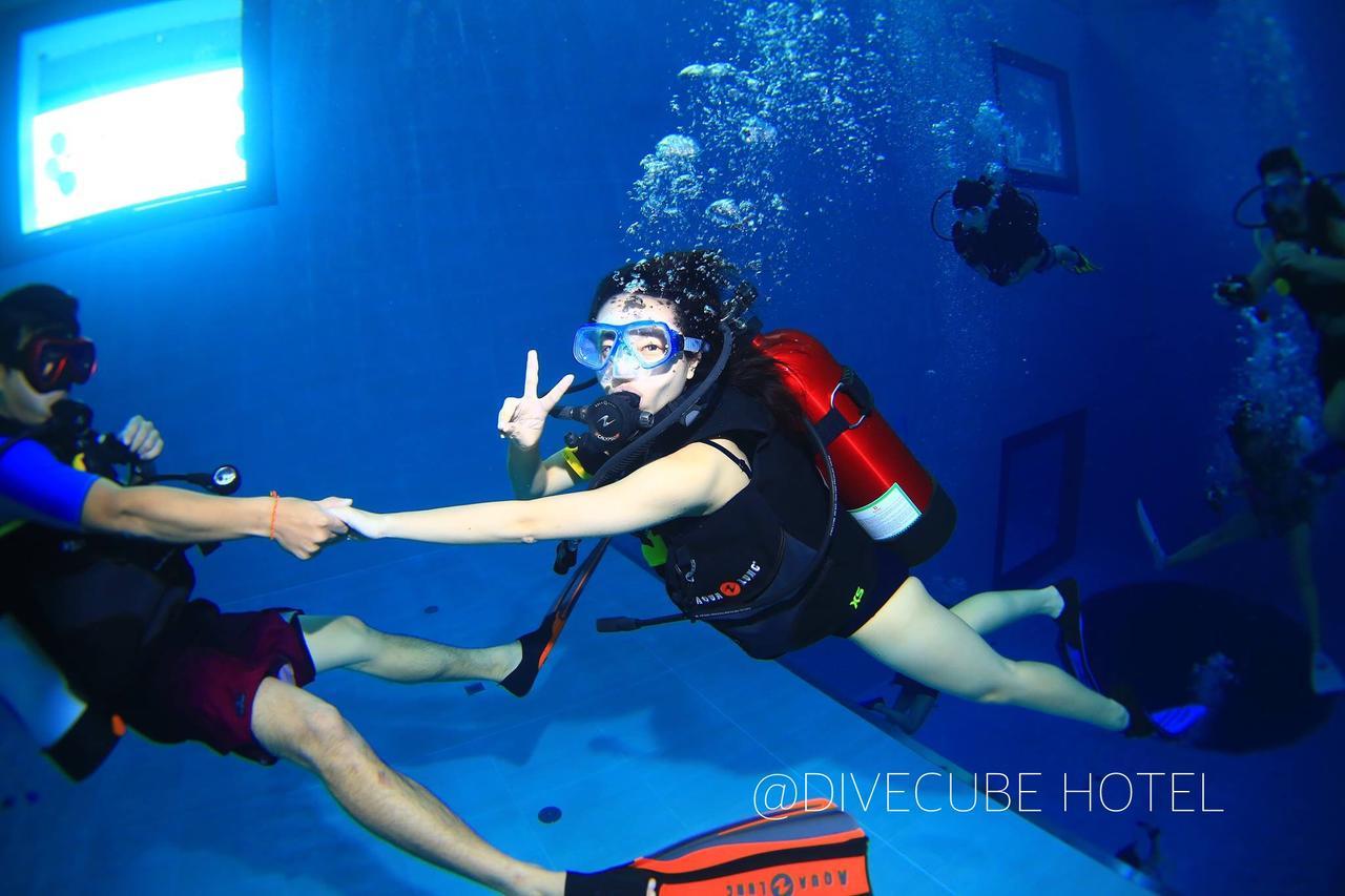 Divecube Hotel Taichung Eksteriør billede